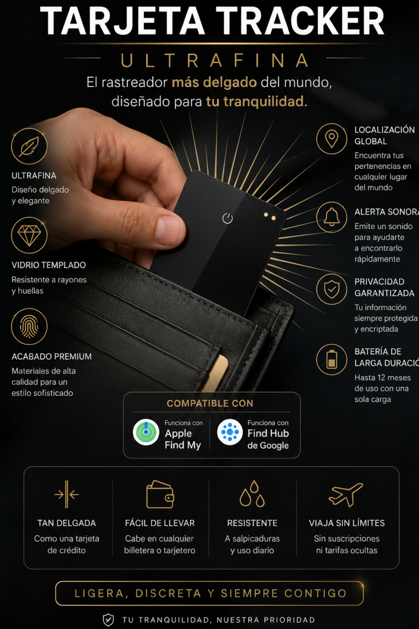 Tarjeta Rastreadora Micflip Premium compatible con iOS & Android